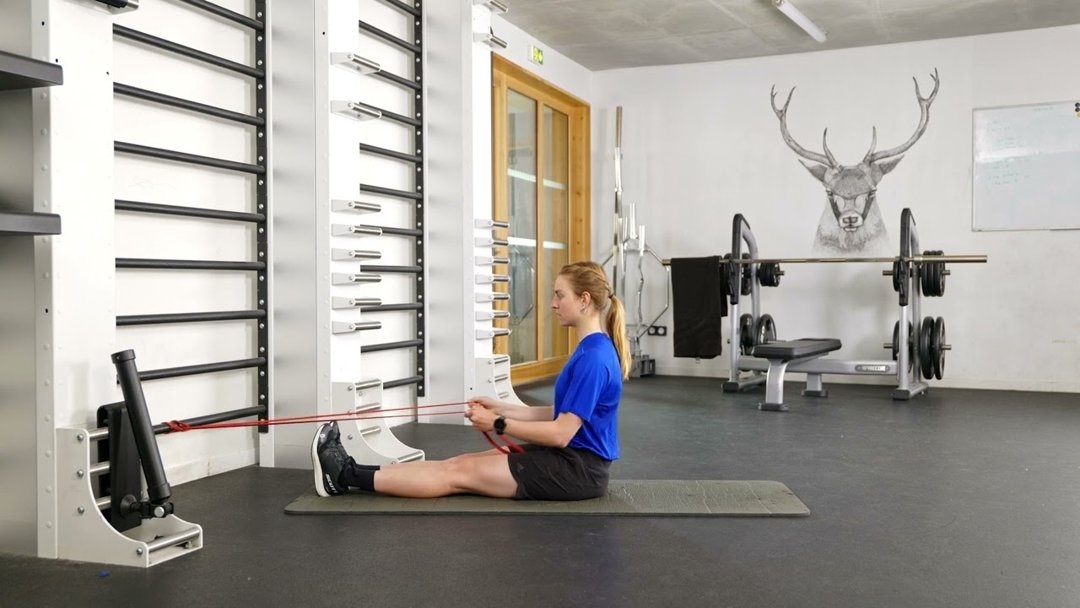 Tirage horizontal avec élastique